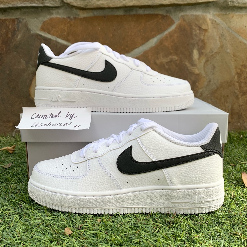 Nike Air Force 1 white black classic shoes - Picture 3 of 5